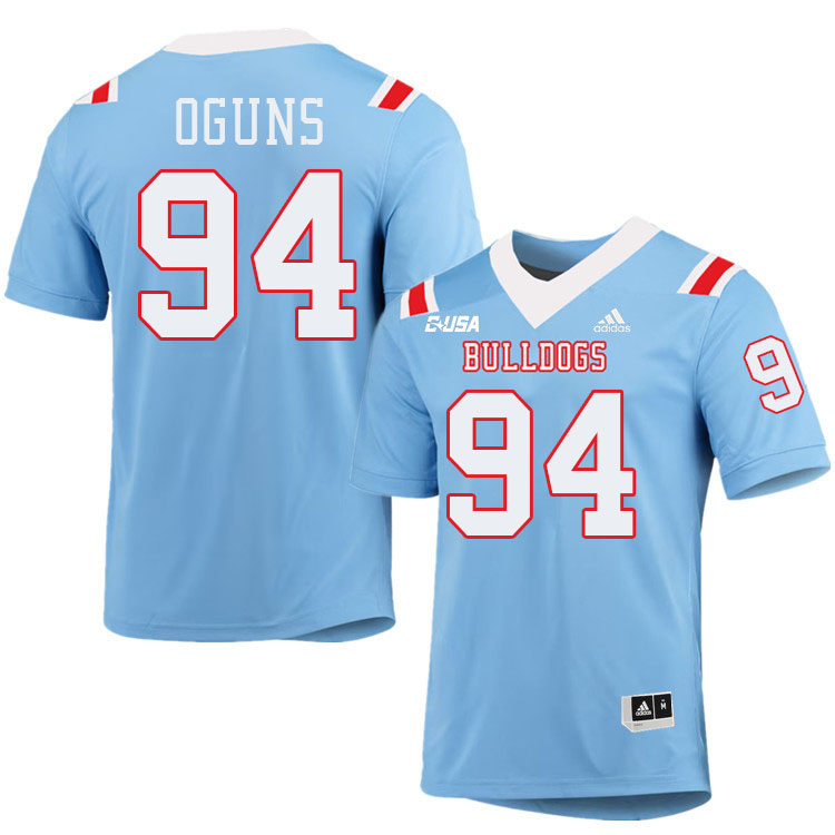 Emmanuel Oguns Louisiana Tech Jersey,LA Tech Bulldogs Football Jerseys,Uniforms,Gears-Light Blue